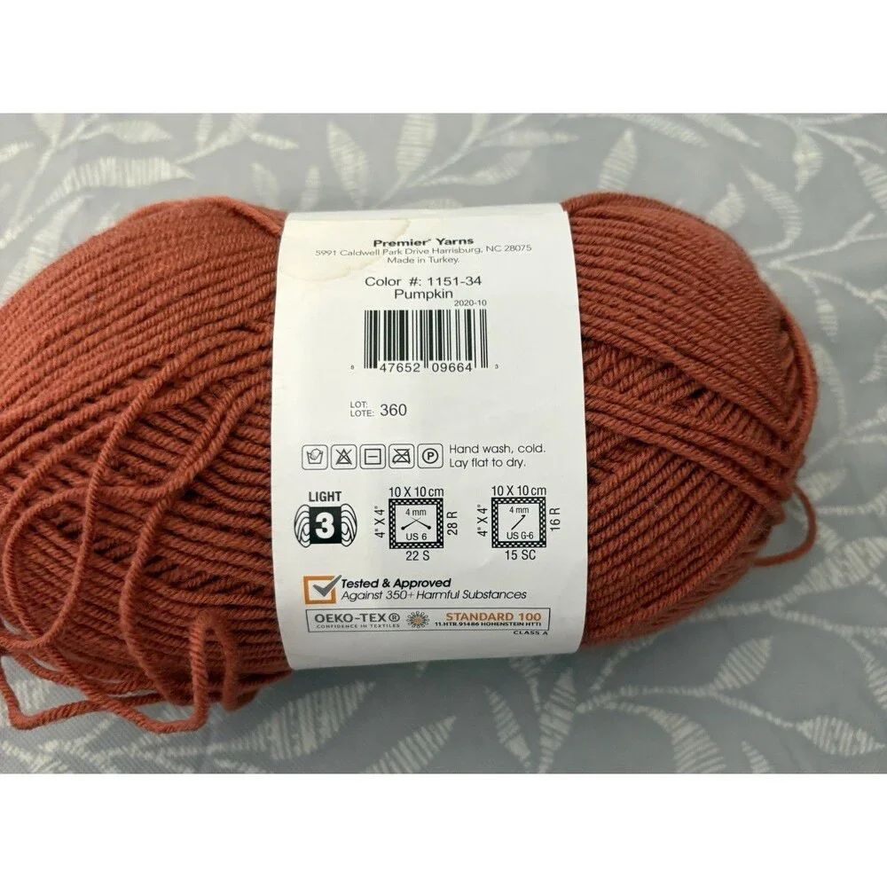 Premier Wool Select 5 Skeins 273yds/250m 3.5oz/100g Ea Sk25% Wool 75% Acrylic